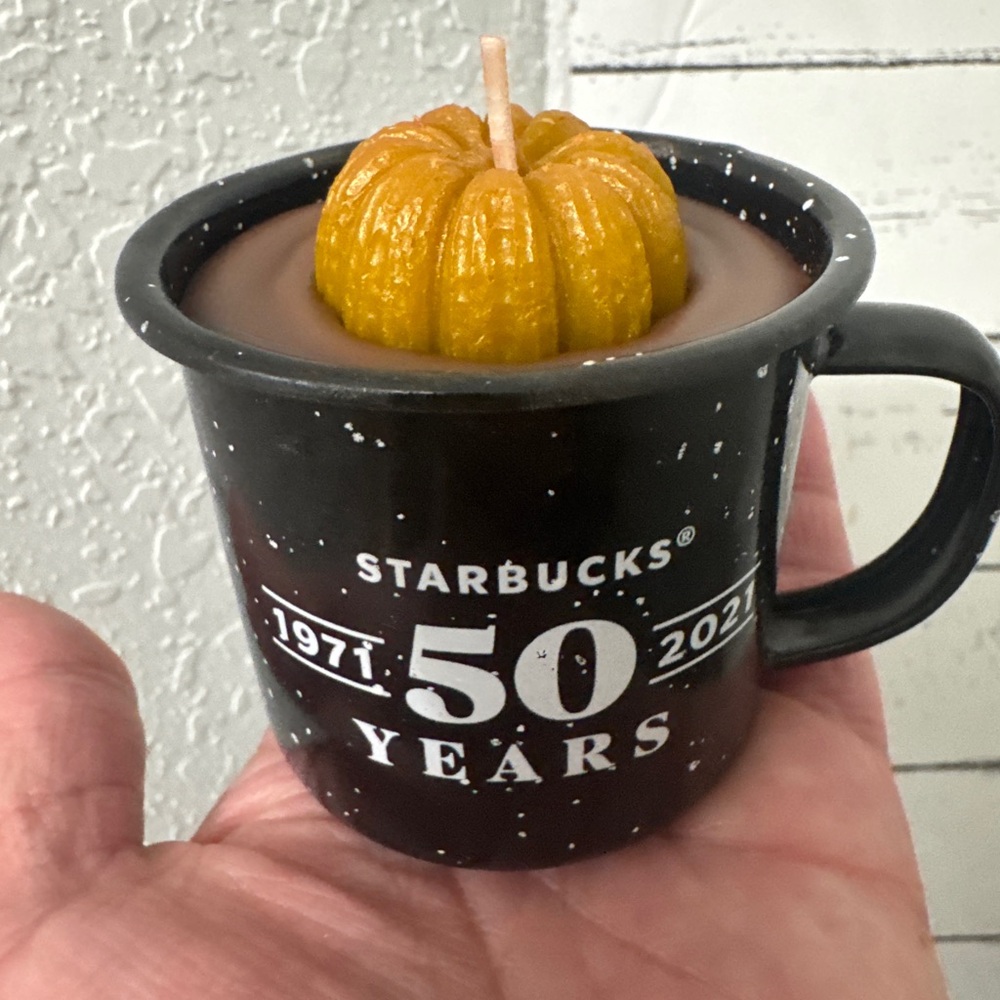 Pumpkin Spice Tin Cup Candle.